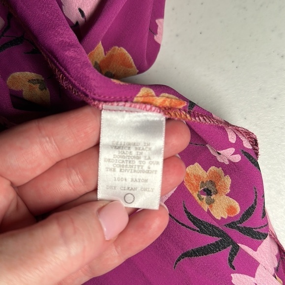 Revolve Flynn Skye Niki Maxi Floral Wrap Dress Size Medium - Picture 8 of 10